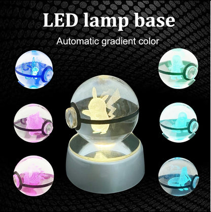 Anime Character LED Crystal Light Spheres (Cordless)