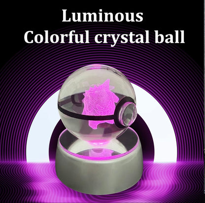 Anime Character LED Crystal Light Spheres (Cordless)
