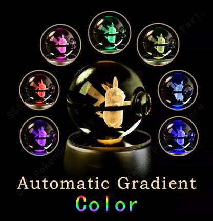 Anime Character LED Crystal Light Spheres (Cordless)