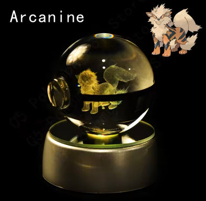 Anime Character LED Crystal Light Spheres (Cordless)