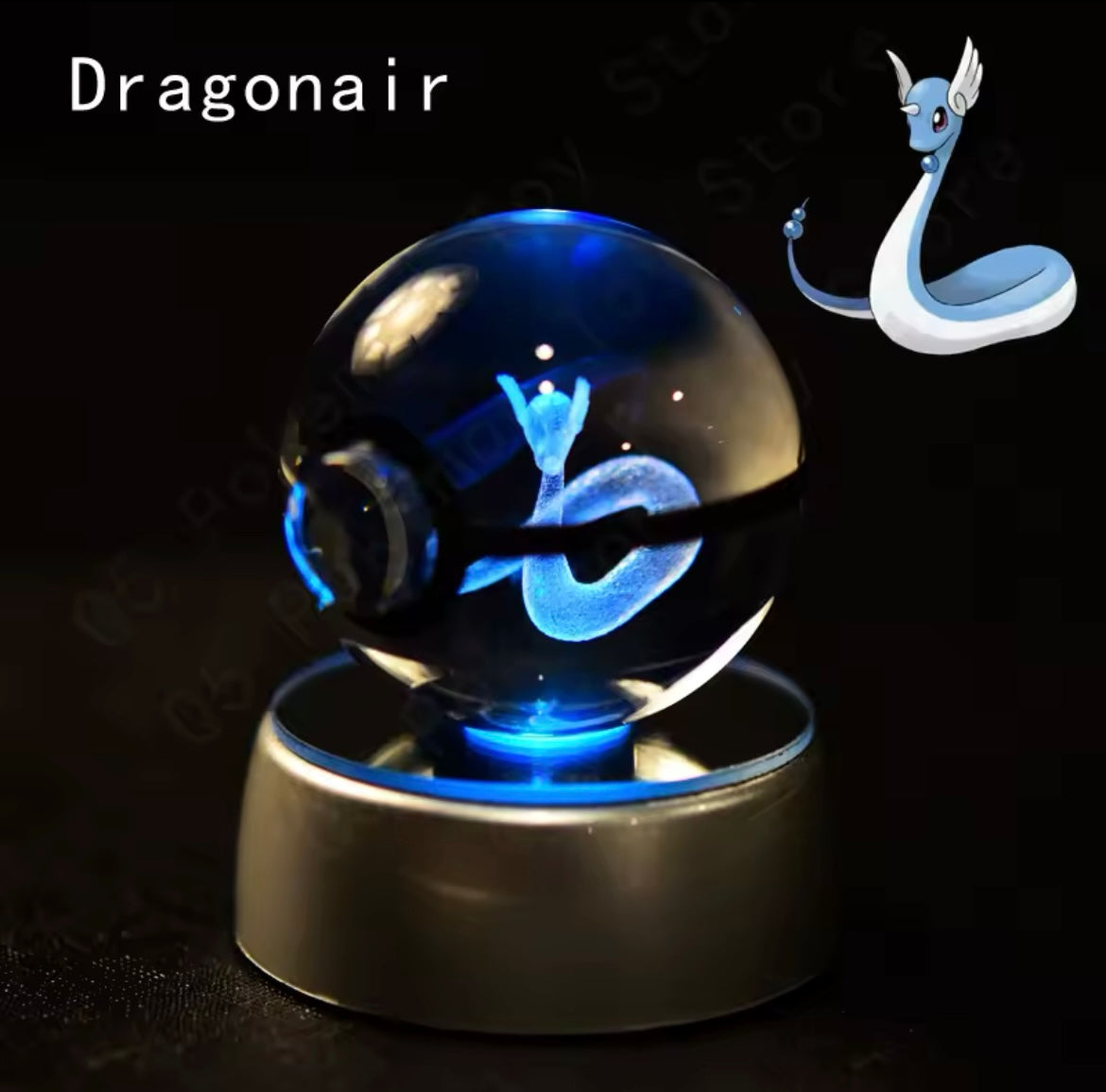 Anime Character LED Crystal Light Spheres (Cordless)