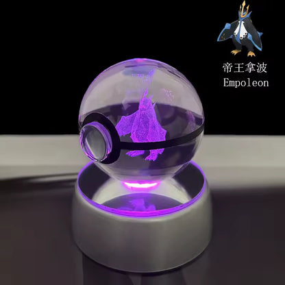 Anime Character LED Crystal Light Spheres (Cordless)
