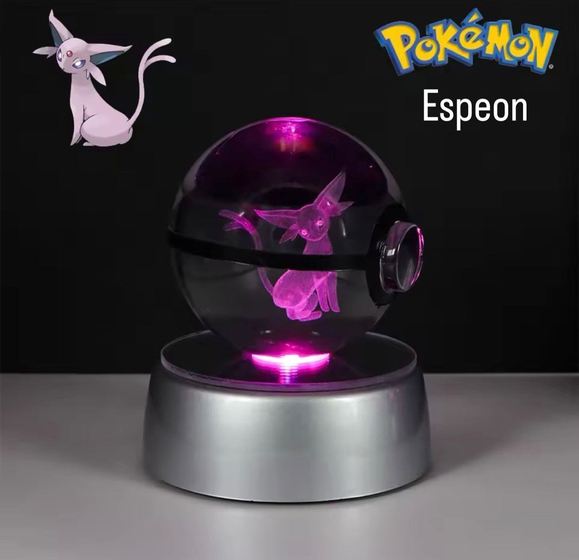 Anime Character LED Crystal Light Spheres (Cordless)