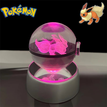 Anime Character LED Crystal Light Spheres (Cordless)