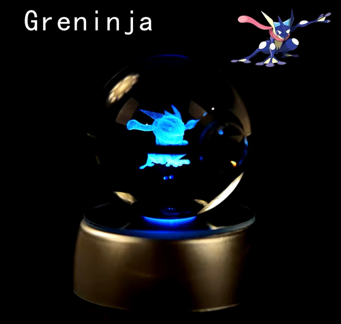 Anime Character LED Crystal Light Spheres (Cordless)