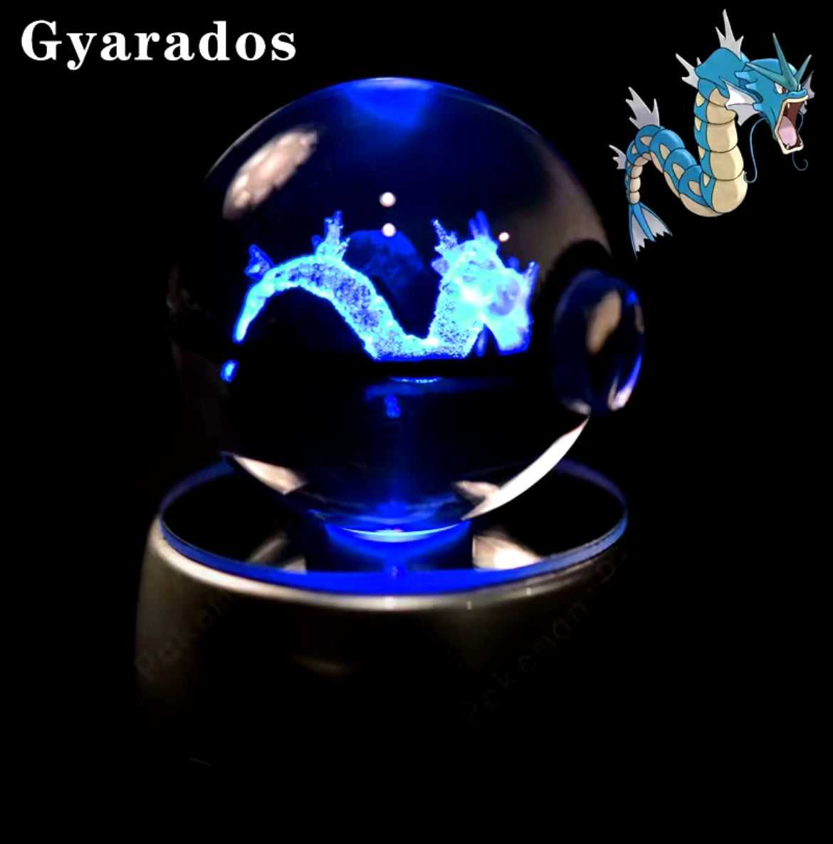 Anime Character LED Crystal Light Spheres (Cordless)