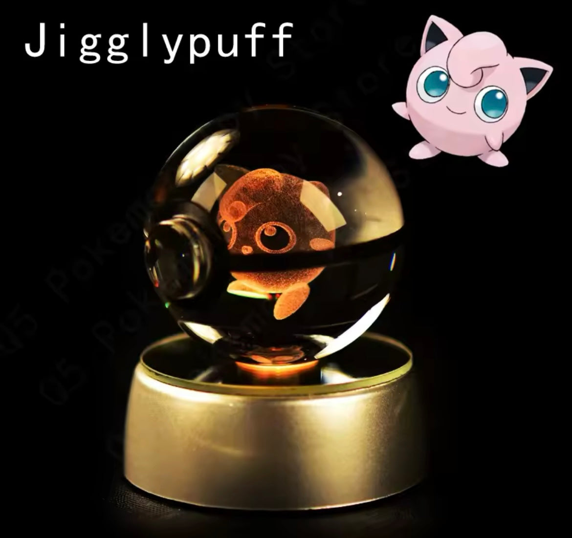 Anime Character LED Crystal Light Spheres (Cordless)