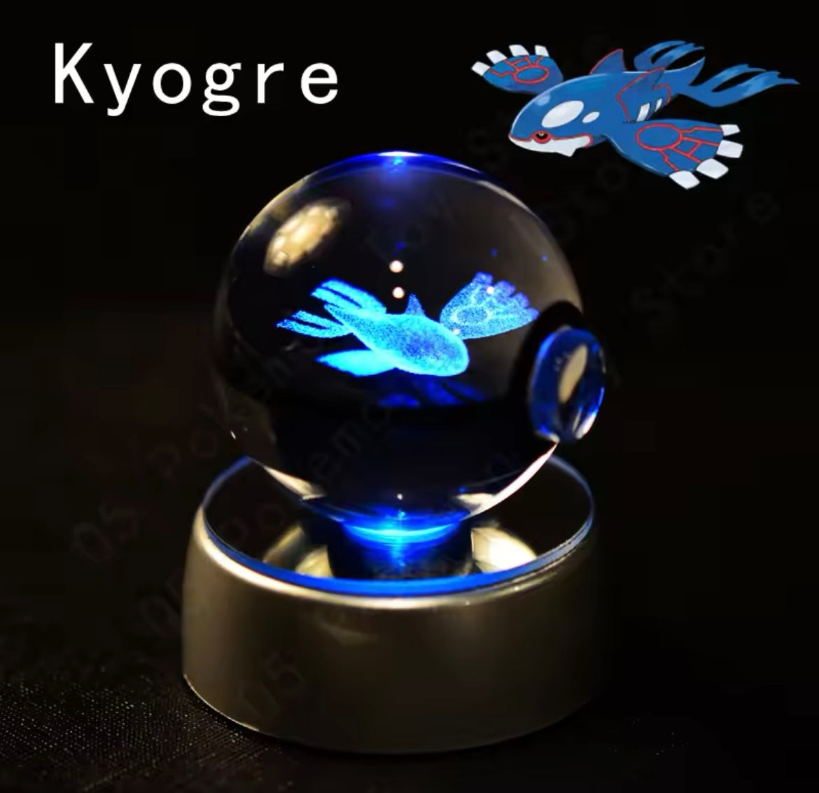 Anime Character LED Crystal Light Spheres (Cordless)