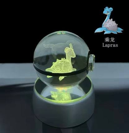 Anime Character LED Crystal Light Spheres (Cordless)