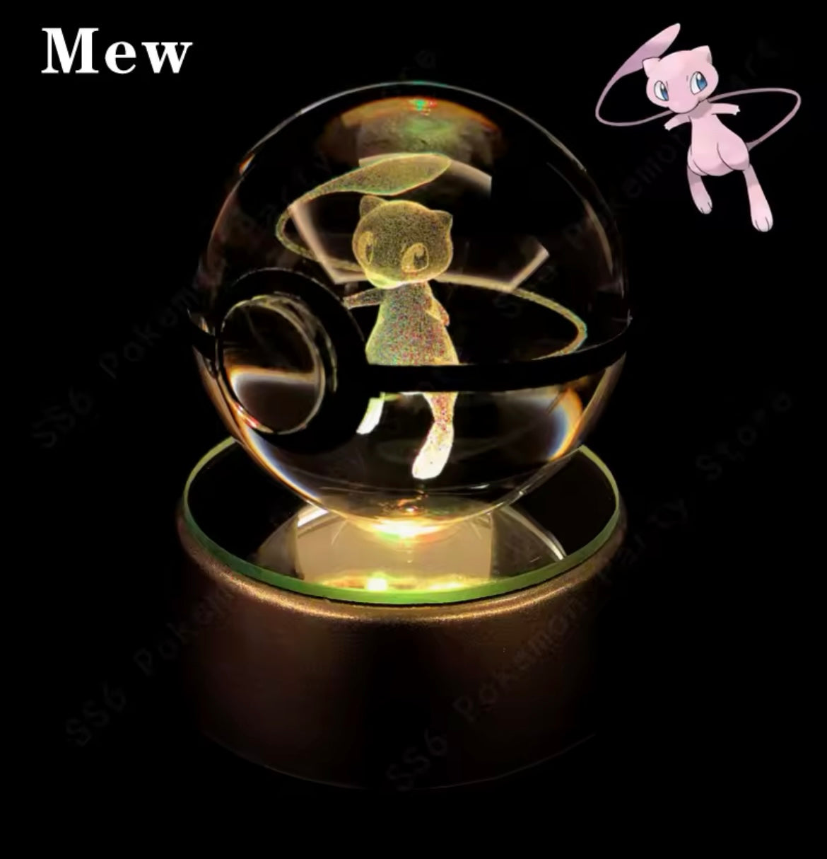 Anime Character LED Crystal Light Spheres (Cordless)