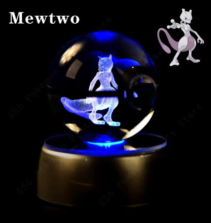 Anime Character LED Crystal Light Spheres (Cordless)