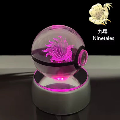Anime Character LED Crystal Light Spheres (Cordless)