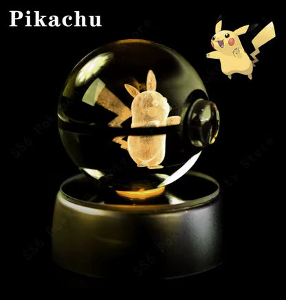 Anime Character LED Crystal Light Spheres (Cordless)