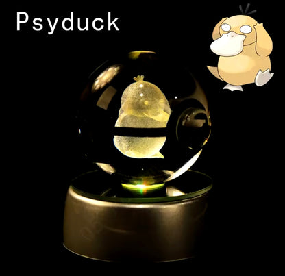 Anime Character LED Crystal Light Spheres (Cordless)