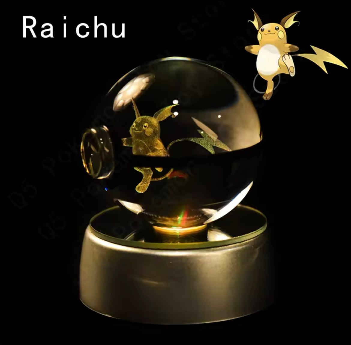 Anime Character LED Crystal Light Spheres (Cordless)