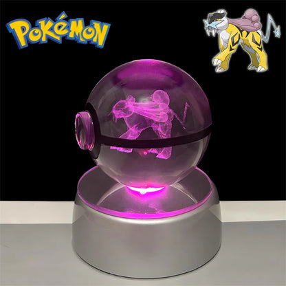 Anime Character LED Crystal Light Spheres (Cordless)