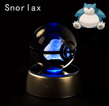 Anime Character LED Crystal Light Spheres (Cordless)