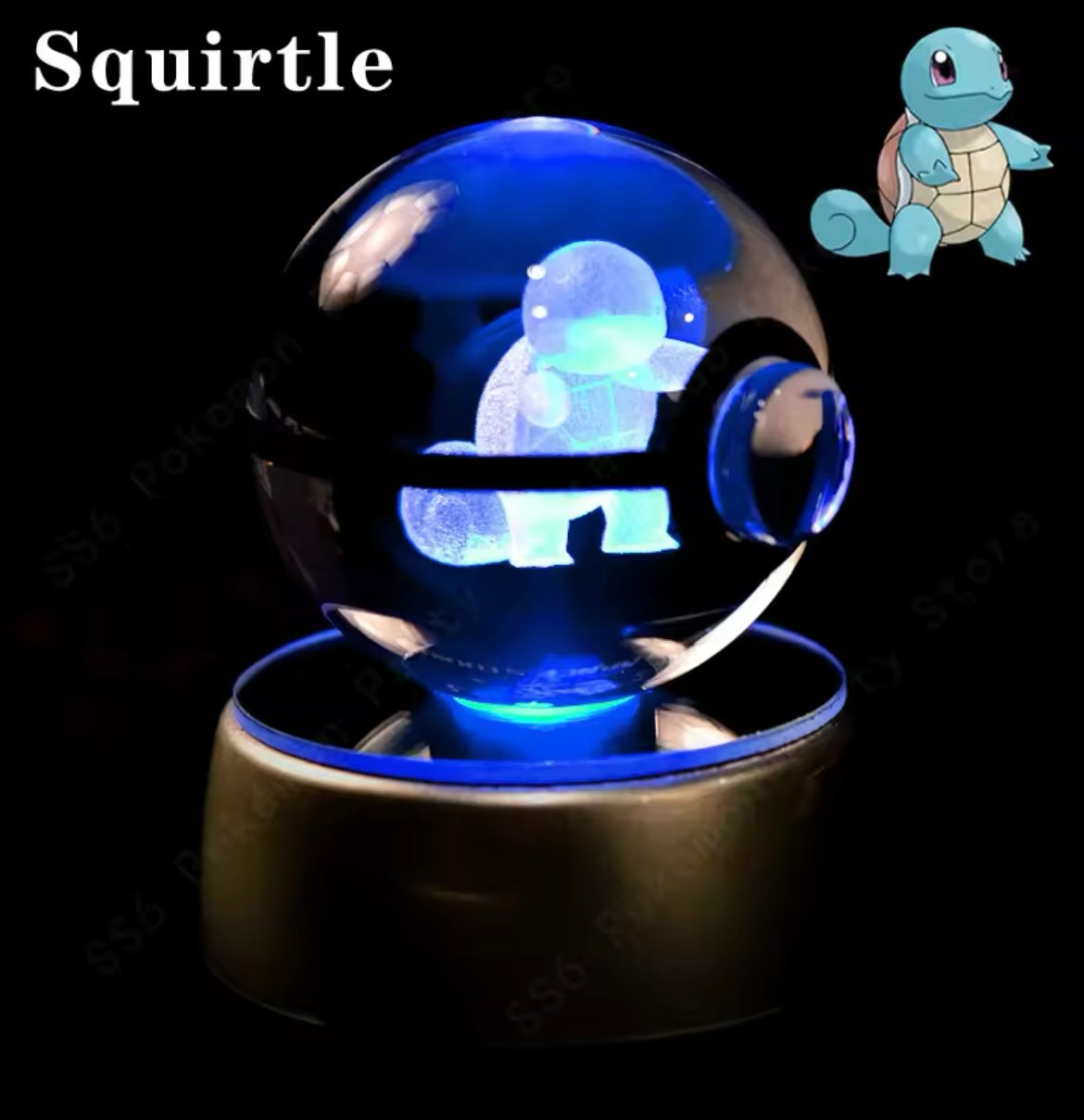 Anime Character LED Crystal Light Spheres (Cordless)