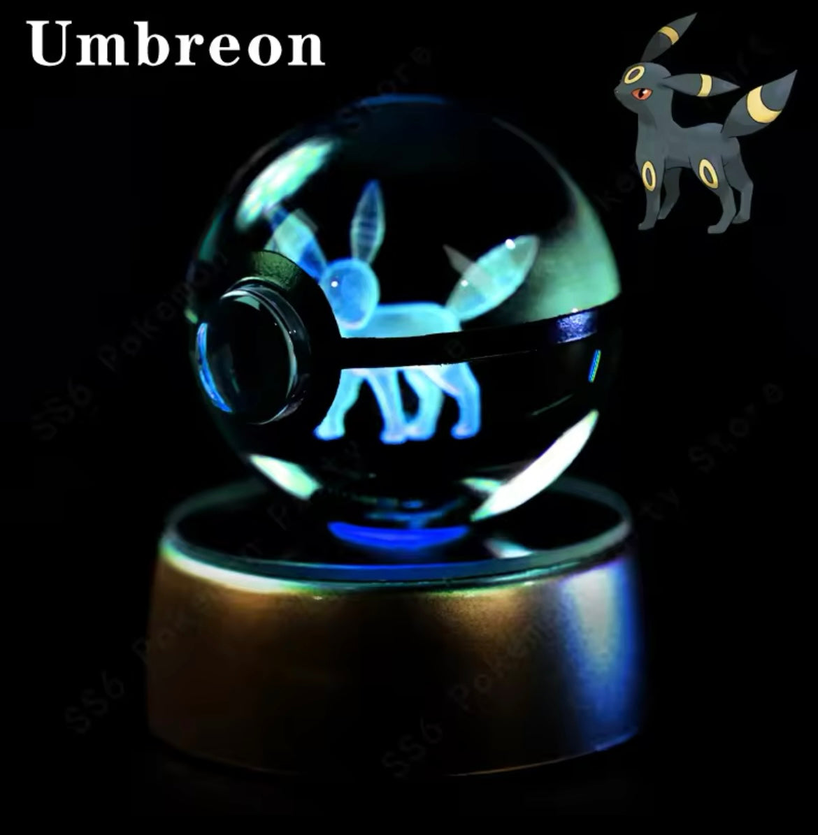 Anime Character LED Crystal Light Spheres (Cordless)