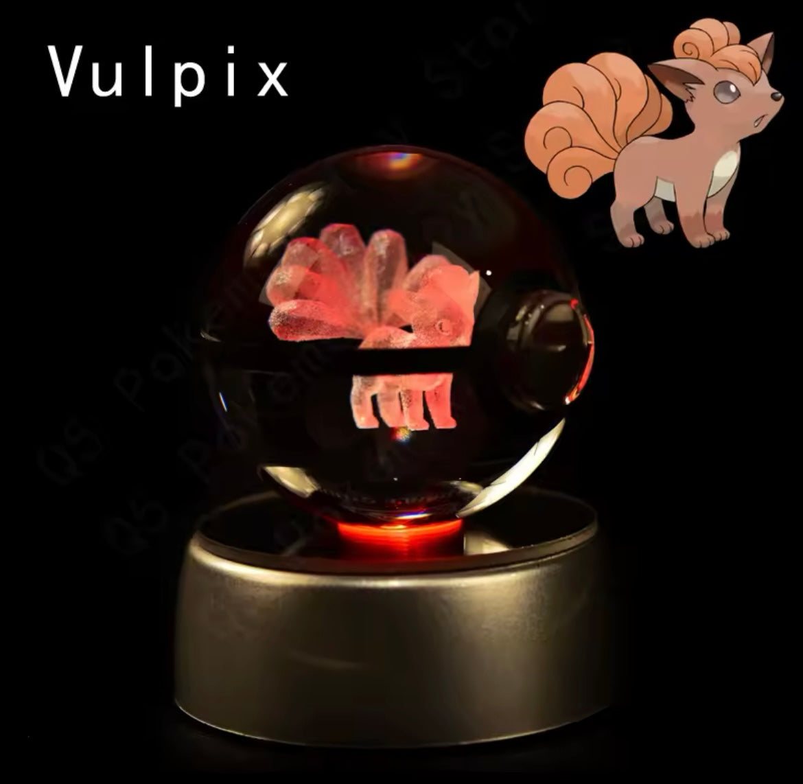 Anime Character LED Crystal Light Spheres (Cordless)