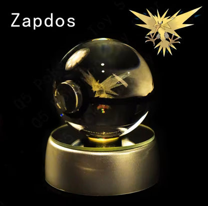 Anime Character LED Crystal Light Spheres (Cordless)